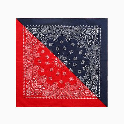 復古拼色大方巾 ins潮街舞嘻哈面巾推薦