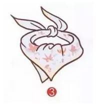 方巾雙層三角結系法與時尚搭配技巧