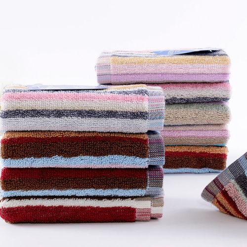 方巾 柔軟吸水的正方形洗臉澡巾，適合成人與兒童