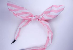 2011夏韓國百變絲巾式兔耳朵發帶 時尚與實用的完美結合